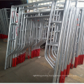 Powder /Electro-galvanized / HDG Safety Masonry Material H Frame Scaffolding